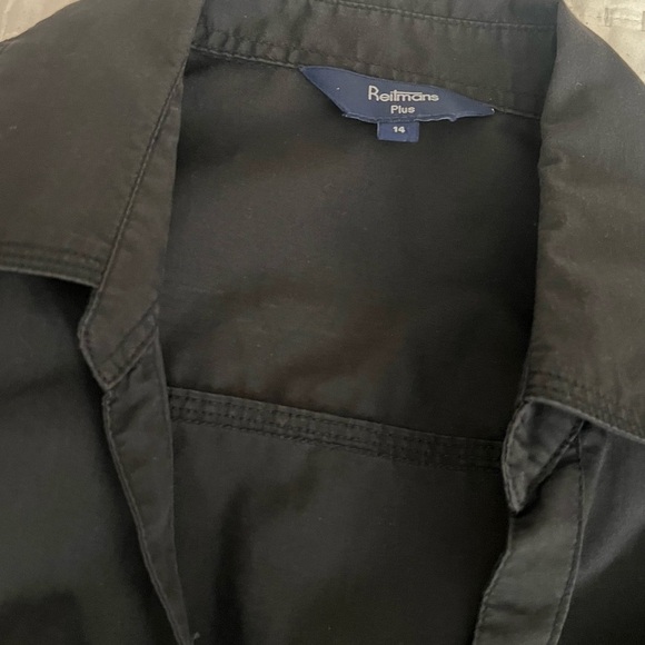 Bundle of 2 Classic Black Collared Shirts - Picture 4 of 4